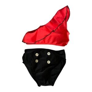 ❤️ One Shoulder Baby Girl Swimsuit Size EU 80/12-24